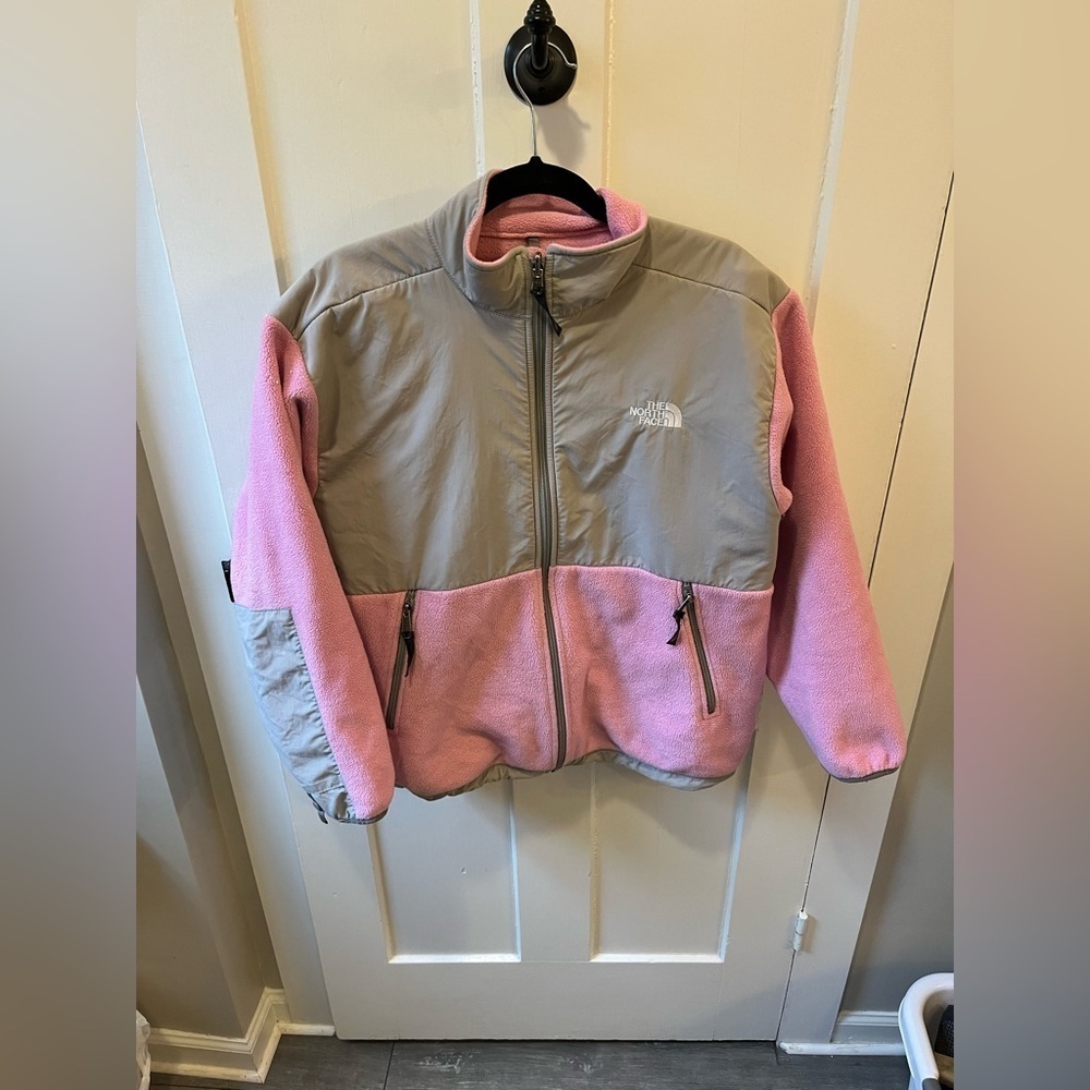 Girl’s The North Face Pink Full Zip Fleece Jacket Size XL